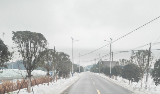 省道S356董家垅-朱新線路口9.3公里，都清理到邊，路面不見雪 高橋鎮(zhèn).jpg